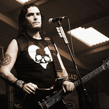 Click image to view show info: Robb Flynn at Balmoral Hall in Belfast, Ireland 2007.
