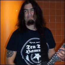 Click image to view show info: Robb Flynn, backstage in Stockholm 2007